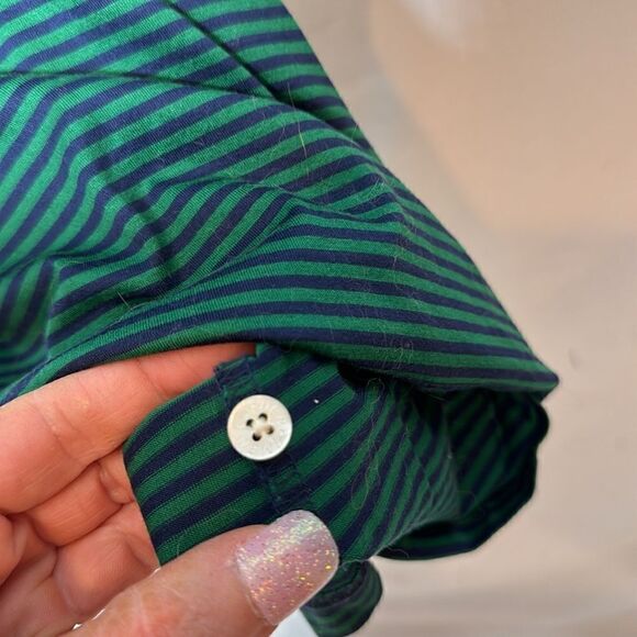 Amen Corner Masters Logo Polo Navy/Green Golf Shirt. Size Medium. - Picture 9 of 9